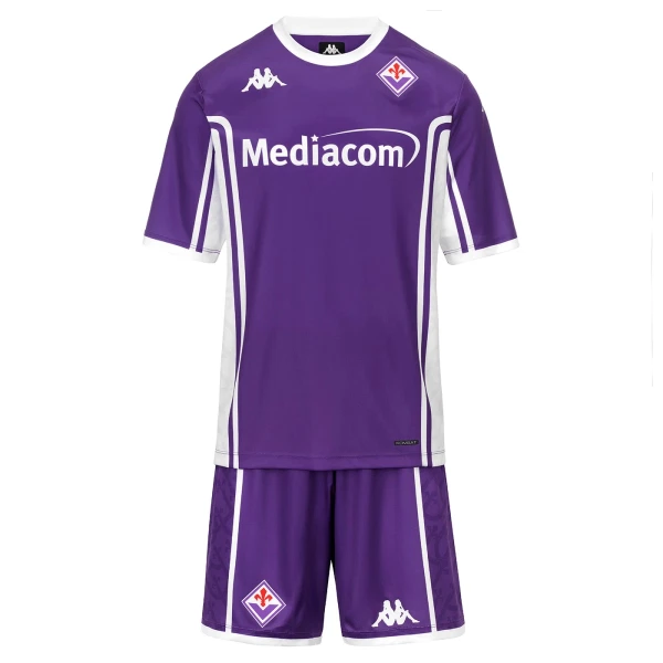 ACF Fiorentina Barn Hemmatröja 2025/26 Kortärmad Fotbollsställ med Shorts 1 ACF Fiorentina Barn Hemmatröja 2025/26 Kortärmad Fotbollsställ med Shorts