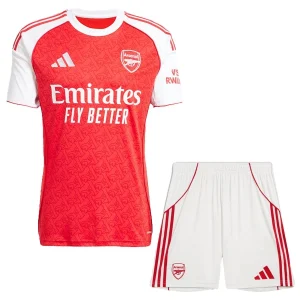 Arsenal Barn Hemmaställ 2025/26 – Kortärmad Fotbollströja + Shorts