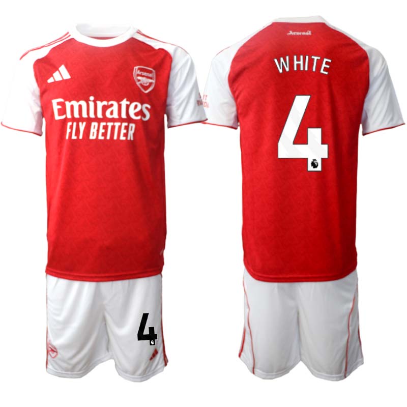 Arsenal Hemmaställ Herr 2025/26 – Ben White 4 – Kortärmad Fotbollströja + Shorts 1 Arsenal Hemmaställ Herr 2025/26 – Ben White 4 – Kortärmad Fotbollströja + Shorts