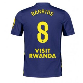 Atlético Madrid Bortatröja 2025/26 Herr Pablo Barrios #8 Kortärmad