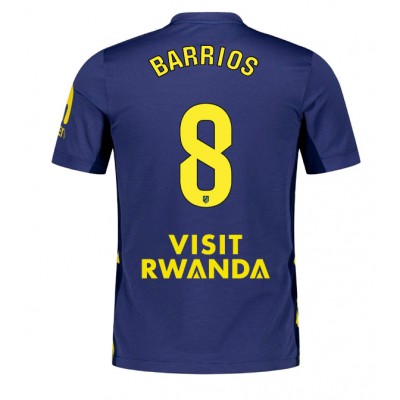 Atlético Madrid Bortatröja 2025/26 Herr Pablo Barrios #8 Kortärmad