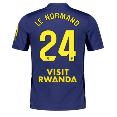 Atlético Madrid Herr Bortatröja 2025/26 – Robin Le Normand 24 – Kortärmad Fotbollströja 1 Atlético Madrid Bortatröja 2025/26 Herr Robin Le Normand #24 Kortärmad