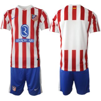Atlético Madrid Hemmaställ Herr 2025/26 – Kortärmad Fotbollströja + Shorts