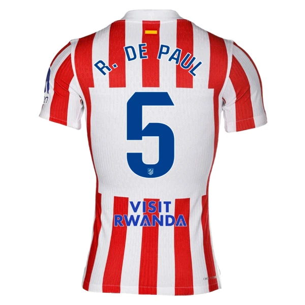 Atlético Madrid Herr Hemmatröja 2025/26 – Rodrigo De Paul 5 – Kortärmad Fotbollströja 1 Atlético Madrid Herr Hemmatröja 2025/26 – Rodrigo De Paul 5 – Kortärmad Fotbollströja