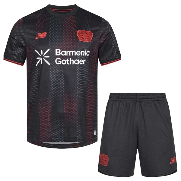 Bayer 04 Leverkusen Barn Hemmatröja 2025/26 Kortärmad Fotbollsställ med Shorts 1 Bayer 04 Leverkusen Barn Hemmatröja 2025/26 Kortärmad Fotbollsställ med Shorts