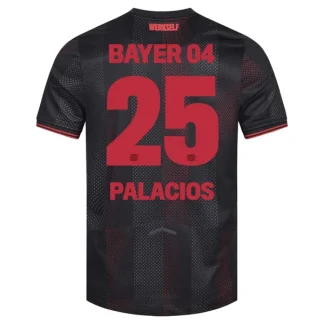 Bayer 04 Leverkusen Herr Hemmatröja 2025/26 – Exequiel Palacios 25 – Kortärmad Fotbollströja