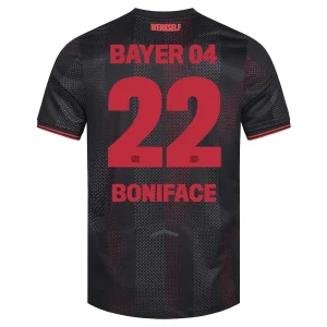 Bayer 04 Leverkusen Herr Hemmatröja 2025/26 – Victor Boniface 22 – Kortärmad Fotbollströja