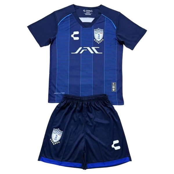 CF Pachuca Barn Bortatröja 2025/26 Kortärmad Fotbollsställ med Shorts