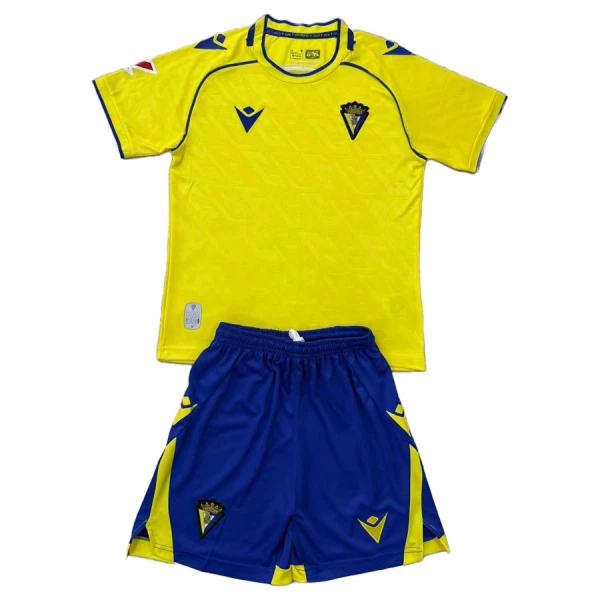 Cádiz CF Barn Hemmatröja 2025/26 Kortärmad Fotbollsställ med Shorts 1 Cádiz CF Barn Hemmatröja 2025/26 Kortärmad Fotbollsställ med Shorts