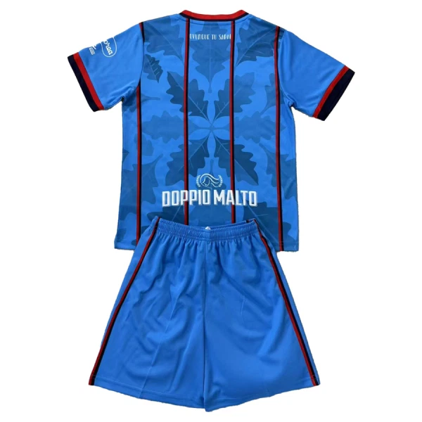 Cagliari Calcio Barn Tredjetröja 2025/26 Kortärmad Fotbollsställ med Shorts 2 Cagliari Calcio Barn Tredjetröja 2025/26 Kortärmad Fotbollsställ med Shorts-1