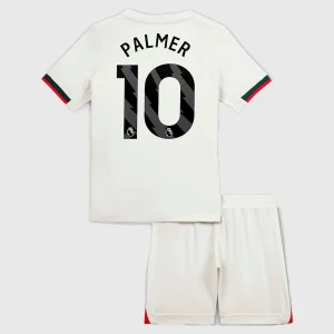Chelsea Barn Bortatröja 2025/26 Cole Palmer 10 Kortärmad Fotbollsställ med Shorts