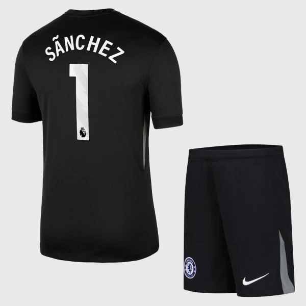 Chelsea Barn Målvakt Hemmatröja 2025/26 Robert Sanchez 1 Fotbollsställ med Shorts 1 Chelsea Barn Målvakt Hemmatröja 2025/26 Robert Sanchez 1 Fotbollsställ med Shorts