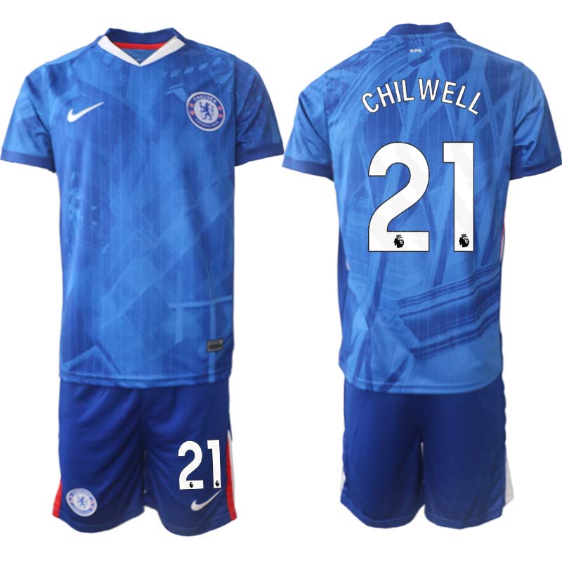 Chelsea FC Hemmaställ Herr 2025/26 – Ben Chilwell 21 – Kortärmad Fotbollströja + Shorts 1 Chelsea FC Hemmaställ Herr 2025/26 – Ben Chilwell 21 – Kortärmad Fotbollströja + Shorts