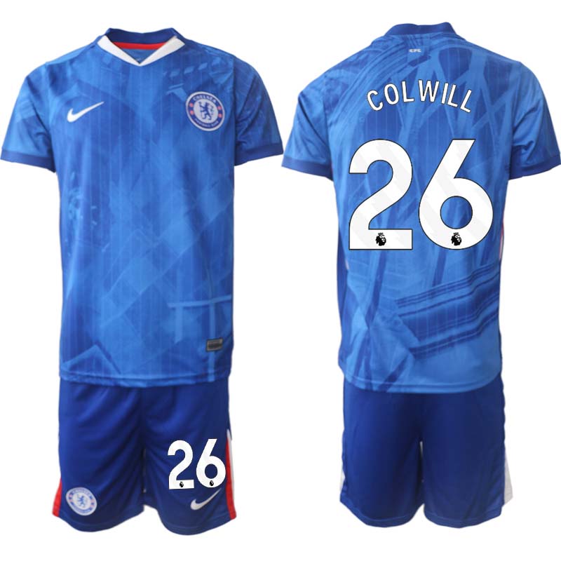 Chelsea FC Hemmaställ Herr 2025/26 – Levi Colwill 26 – Kortärmad Fotbollströja + Shorts 1 Chelsea FC Hemmaställ Herr 2025/26 – Levi Colwill 26 – Kortärmad Fotbollströja + Shorts