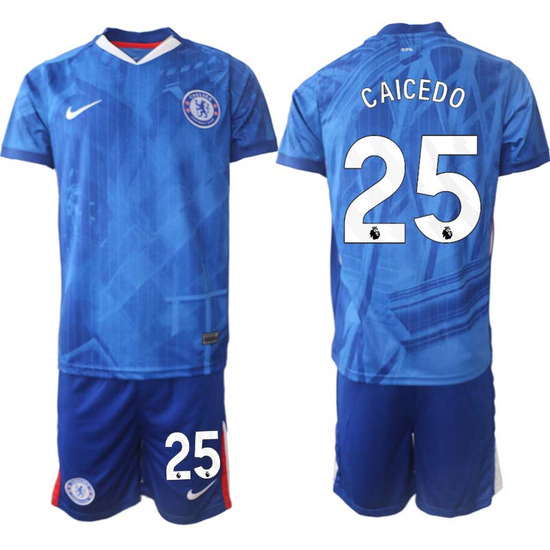Chelsea FC Hemmaställ Herr 2025/26 – Moisés Caicedo 25 – Kortärmad Fotbollströja + Shorts 1 Chelsea FC Hemmaställ Herr 2025/26 – Moisés Caicedo 25 – Kortärmad Fotbollströja + Shorts