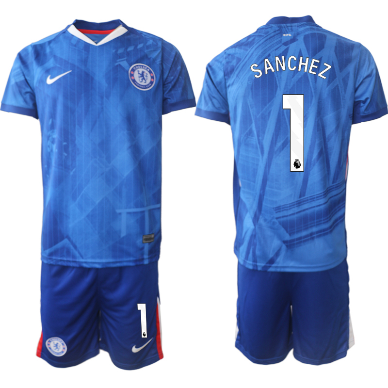 Chelsea FC Hemmaställ Herr 2025/26 – Robert Sanchez 1 – Kortärmad Fotbollströja + Shorts 1 Chelsea FC Hemmaställ Herr 2025/26 – Robert Sanchez 1 – Kortärmad Fotbollströja + Shorts