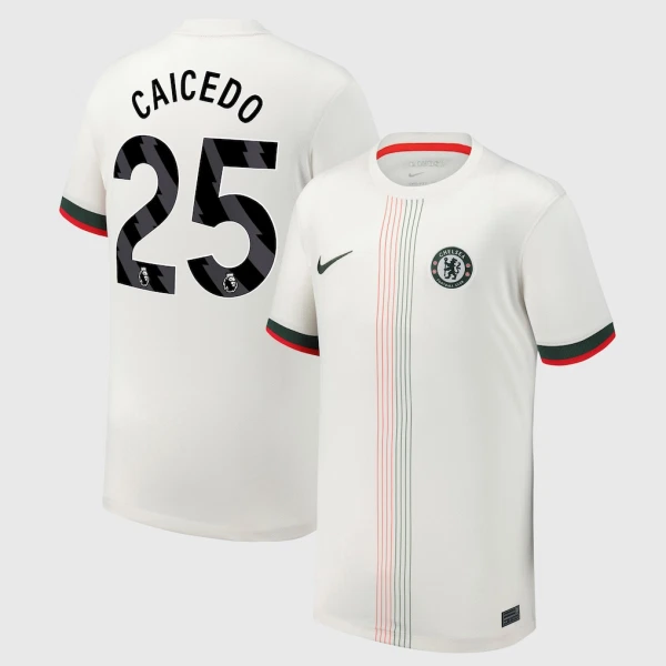 Chelsea Herr Bortatröja 2025/26 – Moisés Caicedo 25 – Kortärmad Fotbollströja 1 Chelsea Herr Bortatröja 2025/26 – Moisés Caicedo 25 – Kortärmad Fotbollströja