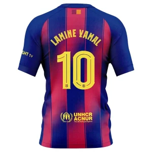 FC Barcelona Herr Hemmatröja 2025/26 – Lamine Yamal 10 – Kortärmad Fotbollströja