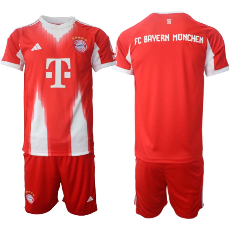 FC Bayern München Hemmaställ Herr 2025/26 – Kortärmad Fotbollströja + Shorts 1 FC Bayern München Hemmaställ Herr 2025/26 – Kortärmad Fotbollströja + Shorts