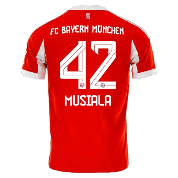 FC Bayern München Herr Hemmatröja 2025/26 – Jamal Musiala 42 – Kortärmad Fotbollströja 1 FC Bayern München Herr Hemmatröja 2025/26 – Jamal Musiala 42 – Kortärmad Fotbollströja