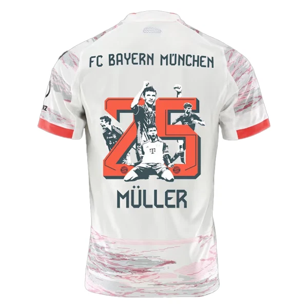 FC Bayern München Thomas Müller 25 Bortatröja Herr Specialutgåva 2025/26 – Kortärmad