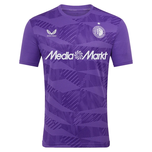 Feyenoord Målvaktströja Herr 2025/26 Lila Tredje Kortärmad