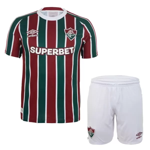 Fluminense FC Barn Hemmatröja 2025/26 Kortärmad Fotbollsställ med Shorts 1 Fluminense FC Barn Hemmatröja 2025/26 Kortärmad Fotbollsställ med Shorts