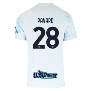 Inter Milan Herr Bortatröja 2025/26 – Benjamin Pavard 28 – Kortärmad Fotbollströja