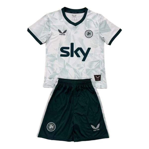 Irland Barn Bortatröja 2025/26 Kortärmad Fotbollsställ med Shorts 1 Irland Barn Bortatröja 2025/26 Kortärmad Fotbollsställ med Shorts