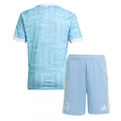 Juventus Barn Bortaställ 2025/26 Kortärmad Tröja + Shorts 2 Juventus Barn Bortaställ 2025/26 Kortärmad Tröja + Shorts-1