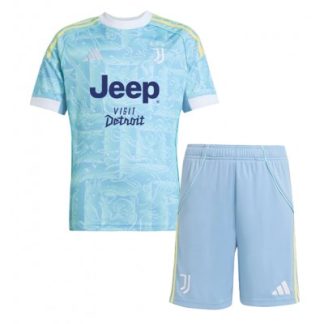 Juventus Barn Bortaställ 2025/26 Kortärmad Tröja + Shorts