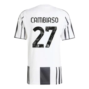 Juventus Herr Hemmatröja 2025/26 – Andrea Cambiaso 27 – Kortärmad Fotbollströja