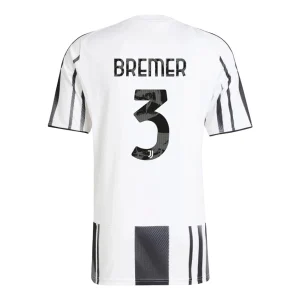 Juventus Herr Hemmatröja 2025/26 – Gleison Bremer 3 – Kortärmad Fotbollströja
