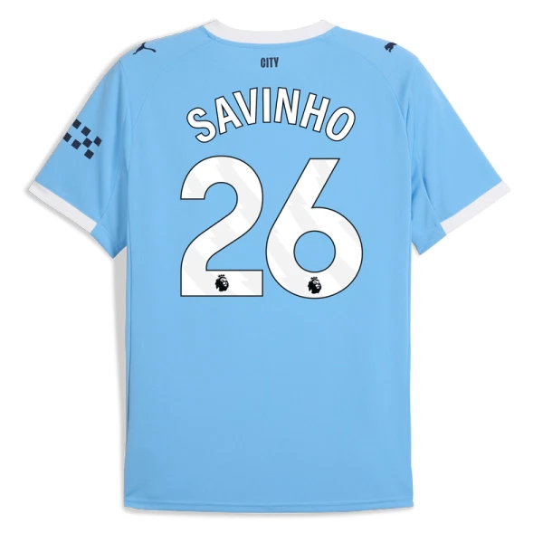 Manchester City Herr Hemmatröja 2025/26 – Savinho 26 – Kortärmad Fotbollströja Manchester City Herr Hemmatröja 2025/26 – Savinho 26 – Kortärmad Fotbollströja