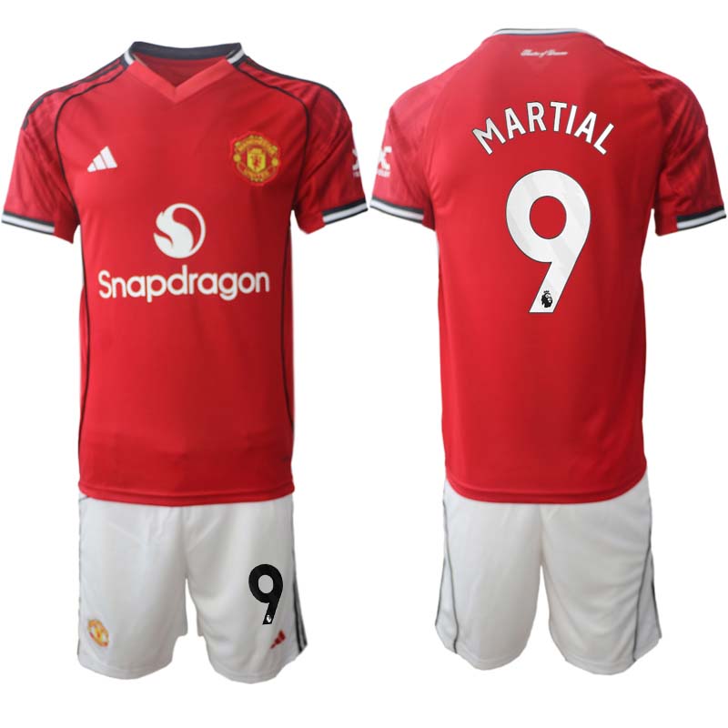 Manchester United Hemmaställ Herr 2025/26 – Anthony Martial 9 – Kortärmad Fotbollströja + Shorts Manchester United Hemmaställ Herr 2025/26 – Anthony Martial 9 – Kortärmad Fotbollströja + Shorts