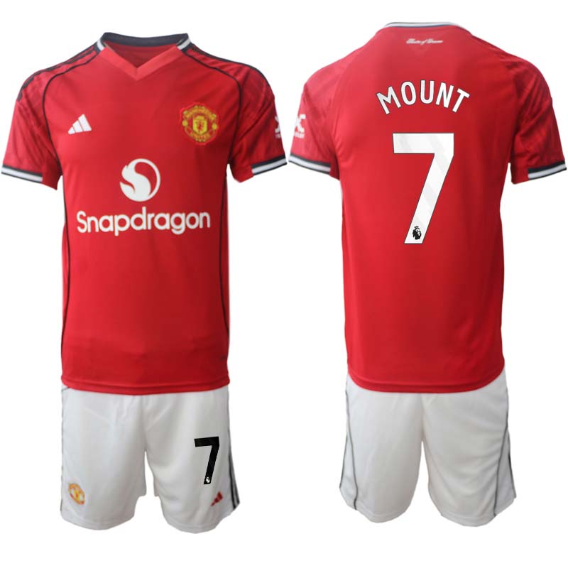 Manchester United Hemmaställ Herr 2025/26 – Mason Mount 7 – Kortärmad Fotbollströja + Shorts 1 Manchester United Hemmaställ Herr 2025/26 – Mason Mount 7 – Kortärmad Fotbollströja + Shorts