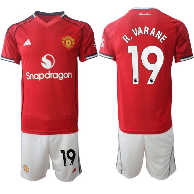 Manchester United Hemmaställ Herr 2025/26 – Raphael Varane 19 – Kortärmad Fotbollströja + Shorts 1 Manchester United Hemmaställ Herr 2025/26 – Raphael Varane 19 – Kortärmad Fotbollströja + Shorts