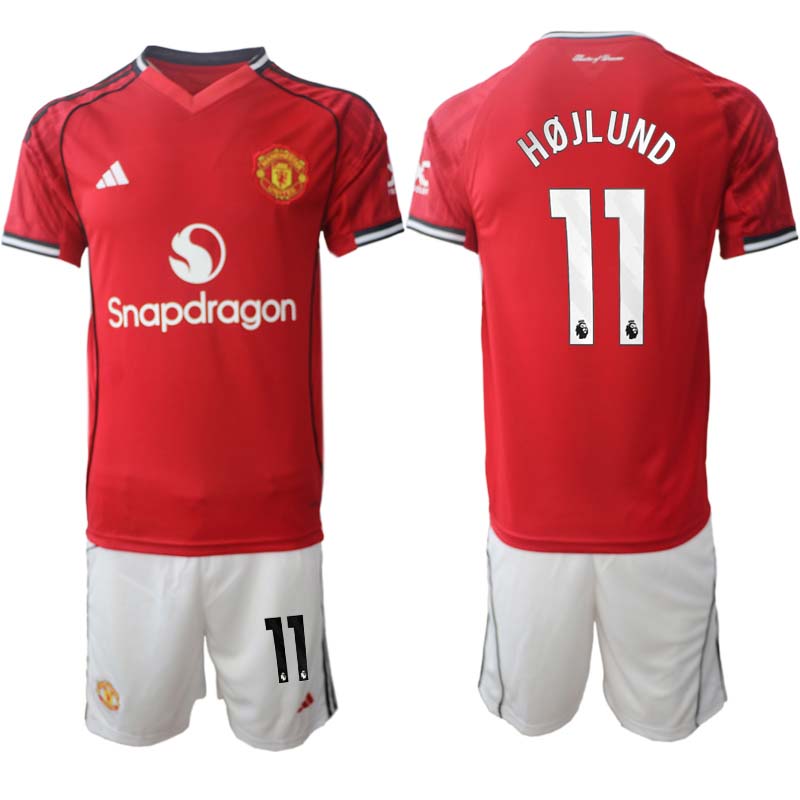 Manchester United Hemmaställ Herr 2025/26 – Rasmus Højlund 11 – Kortärmad Fotbollströja + Shorts 1 Manchester United Hemmaställ Herr 2025/26 – Rasmus Højlund 11 – Kortärmad Fotbollströja + Shorts