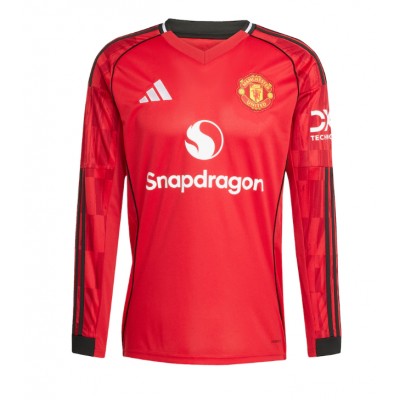 Manchester United Herr Hemmatröja 2025/26 – Långärmad Fotbollströja 1 Manchester United Herr Hemmatröja 2025-26 Långärmad Fotbollströja