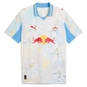 New York Red Bulls KidSuper Hemmatröja Herr 2025/26 FIFA Klubblags-VM Vit/Blå-Gul Kortärmad Tröja