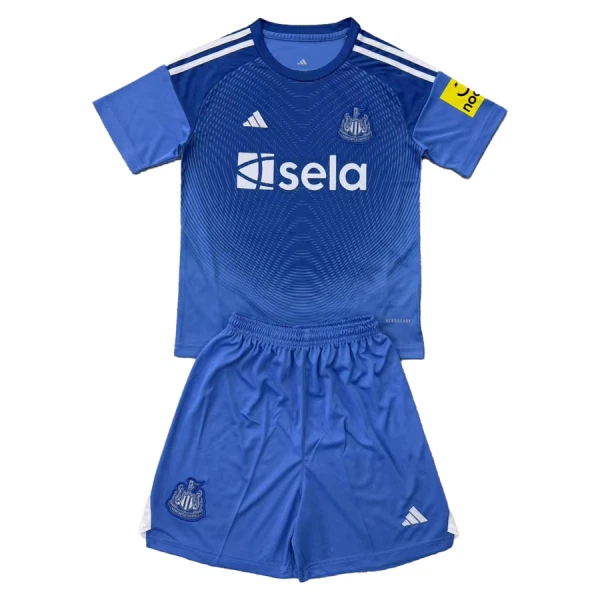 Newcastle United Målvaktströja Barn 2025/26 Blå Kortärmad Fotbollsställ med Shorts 1 Newcastle United Målvaktströja Barn 2025/26 Blå Kortärmad Fotbollsställ med Shorts