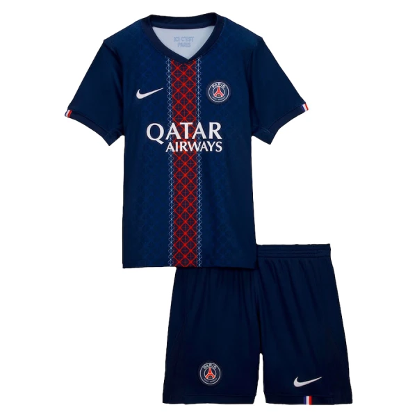 Paris Saint-Germain Hemmatröja 2025/26 Barn Kortärmad Fotbollsställ med Shorts