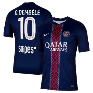 Paris Saint-Germain Herr Hemmatröja 2025/26 – Ousmane Dembele 10 – Kortärmad Fotbollströja