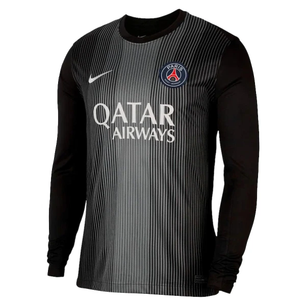 Paris Saint-Germain Målvaktströja Barn 2025/26 Gianluigi Donnarumma 1 Svart Långärmad Fotbollsställ med Shorts-1