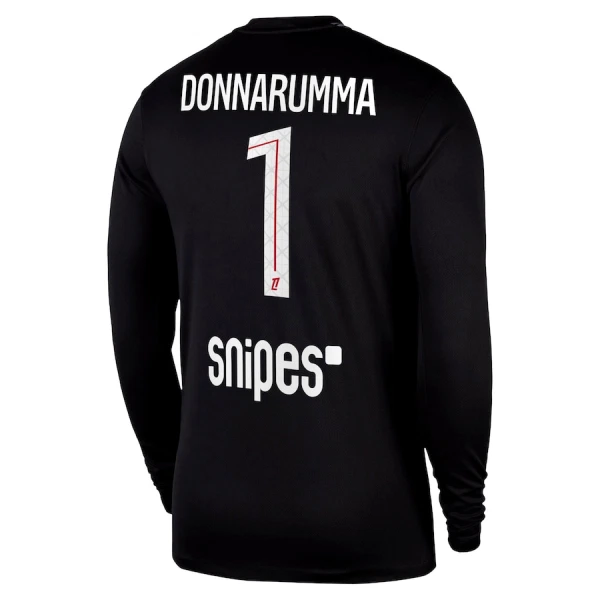 Paris Saint-Germain Målvaktströja Herr 2025/26 Gianluigi Donnarumma 1 Svart Långärmad Fotbollströja 3 Gianluigi Donnarumma 1 Paris Saint-Germain Målvaktströja 2025/26