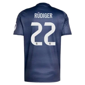 Real Madrid Herr Bortatröja 2025/26 – Antonio Rüdiger 22 – Kortärmad Fotbollströja