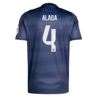 Real Madrid Herr Bortatröja 2025/26 – David Alaba 4 – Kortärmad Fotbollströja