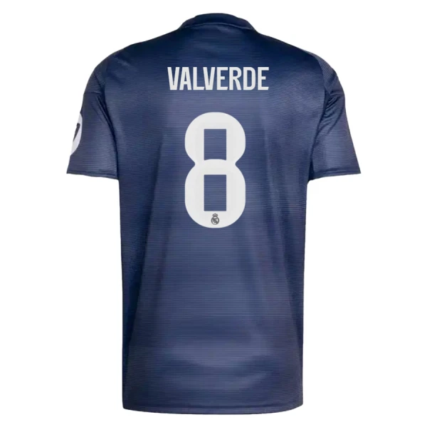 Real Madrid Herr Bortatröja 2025/26 – Federico Valverde 8 – Kortärmad Fotbollströja 1 Real Madrid Herr Bortatröja 2025/26 – Federico Valverde 8 – Kortärmad Fotbollströja