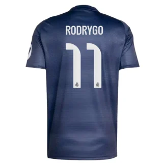 Real Madrid Herr Bortatröja 2025/26 – Rodrygo 11 – Kortärmad Fotbollströja