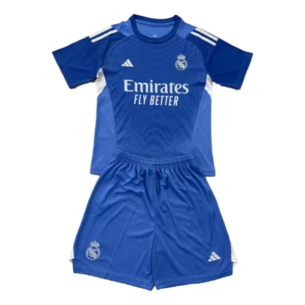 Real Madrid Målvaktsställ Barn 2025/26 – blå Real Madrid Målvaktsställ Barn 2025/26 – blå